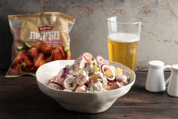 סלט תפוחי אדמה ונקניקיות פרגית של יחיעם צילום הדס ניצן