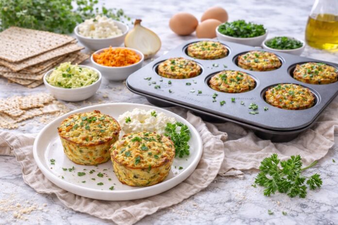 מאפינס ירקות כשר לפסח באדיבות חלי ממן. צילום יחסי ציבור