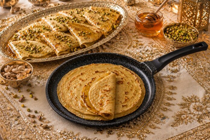 מופלטות קריספיות במילוי קרם פיסטוק ודבש, באדיבות סולתם.